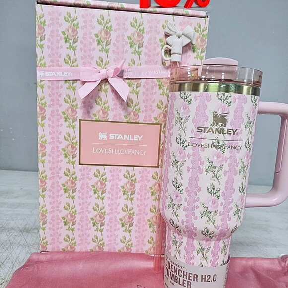 Stanley x LoveShackFancy Limited Edition 40 oz Stanley, “Blooming my Heirloom” - Picture 1 of 6